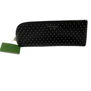 Kate Spade Black & White Polka Dot Pencil Case with Accessories - NWT**